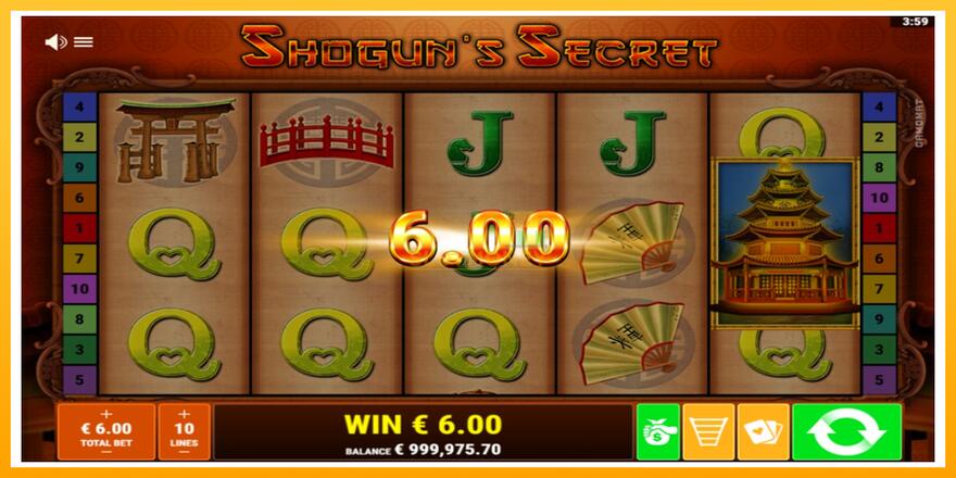 Máquina de jogos Shoguns Secret - chance de ganhar dinheiro, foto 2