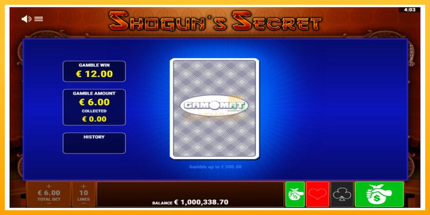 Máquina de jogos Shoguns Secret - chance de ganhar dinheiro, foto 4