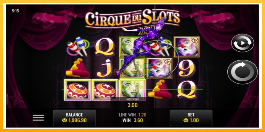 Máquina de jogos Cirque du Slots - chance de ganhar dinheiro, foto 2