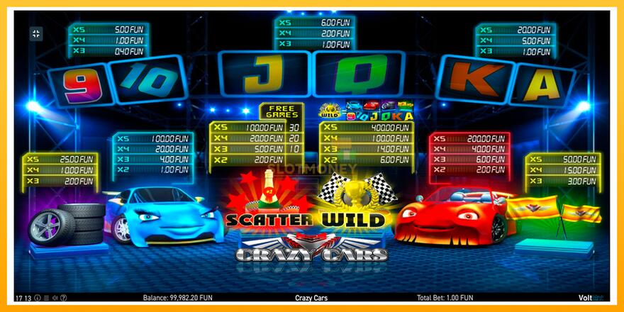 Máquina de jogos Crazy Cars - chance de ganhar dinheiro, foto 6