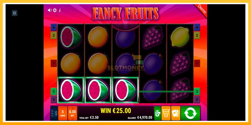 Máquina de jogos Fancy Fruits - chance de ganhar dinheiro, foto 3