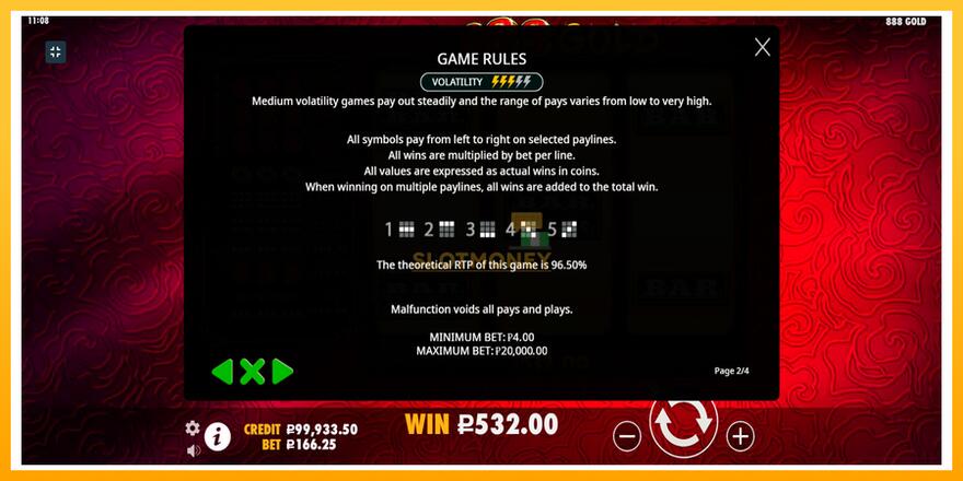 Máquina de jogos 888 Gold - chance de ganhar dinheiro, foto 7