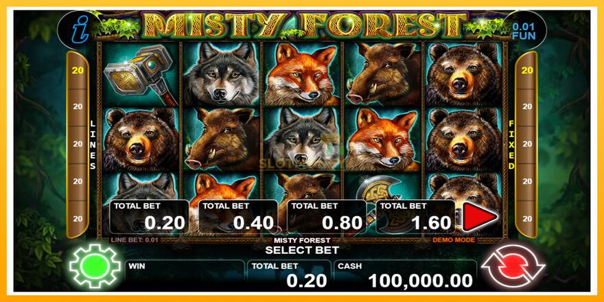 Máquina de jogos Misty Forest - chance de ganhar dinheiro, foto 1