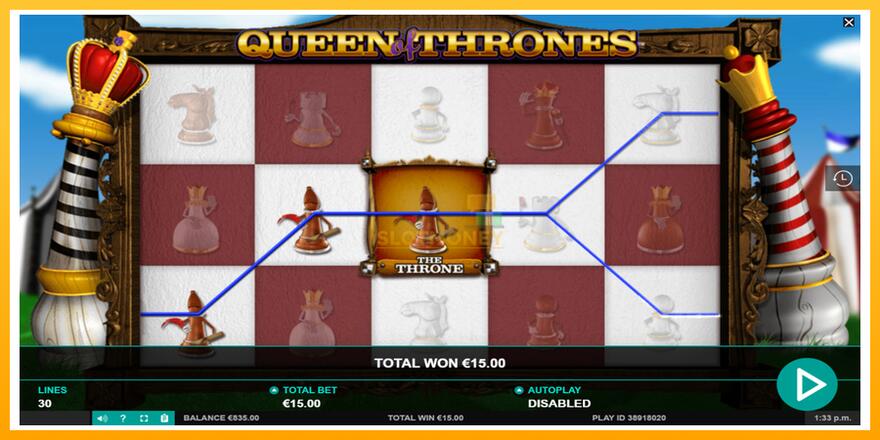 Máquina de jogos Queen of Thrones - chance de ganhar dinheiro, foto 3