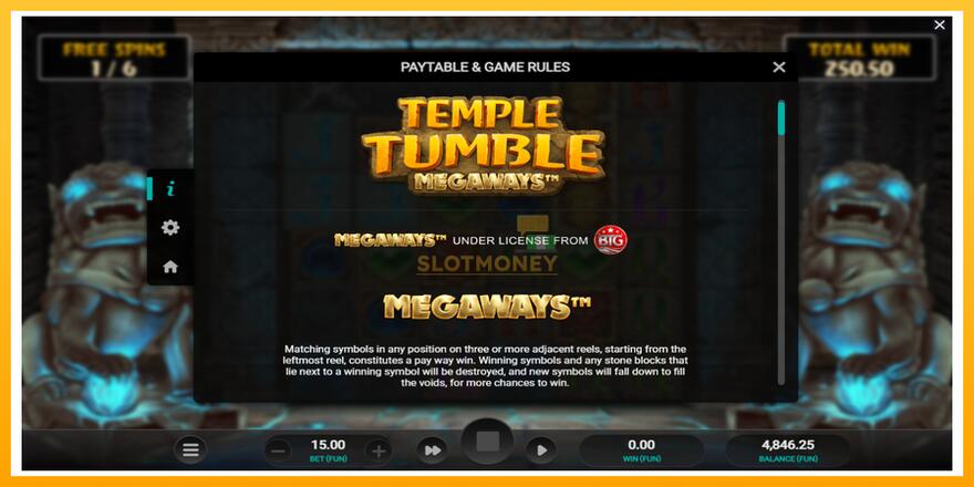 Máquina de jogos Temple Tumble - chance de ganhar dinheiro, foto 6