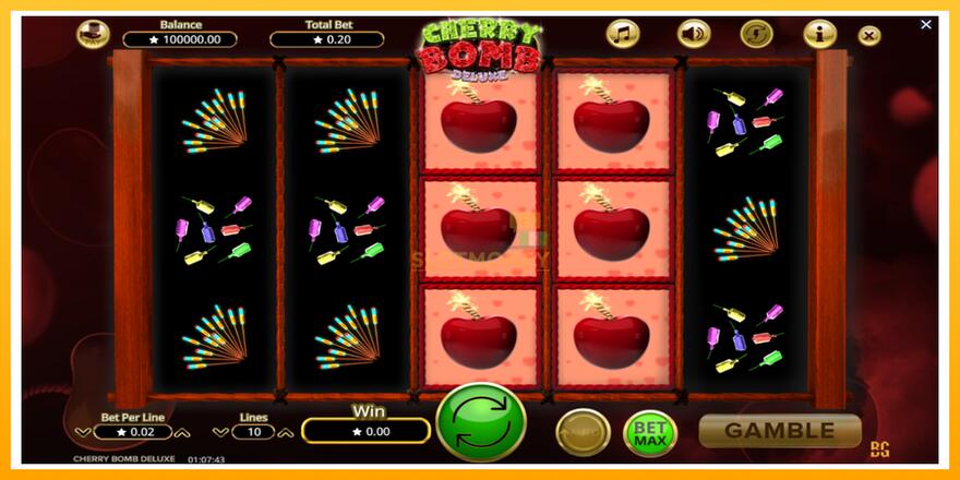 Máquina de jogos Cherry Bomb Deluxe - chance de ganhar dinheiro, foto 2