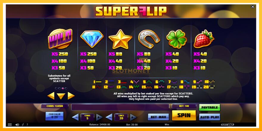 Máquina de jogos Super Flip - chance de ganhar dinheiro, foto 7