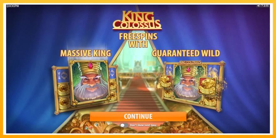 Máquina de jogos King Colossus - chance de ganhar dinheiro, foto 1