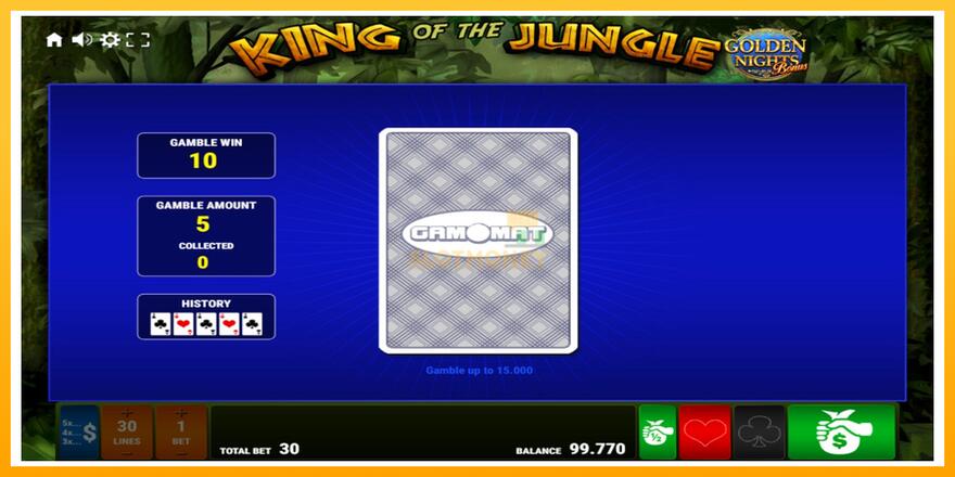 Máquina de jogos King of the Jungle Golden Nights - chance de ganhar dinheiro, foto 4