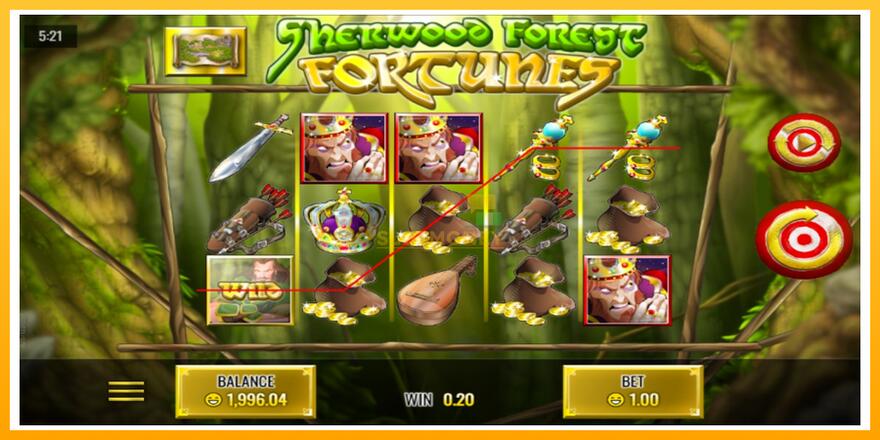 Máquina de jogos Sherwood Forest Fortunes - chance de ganhar dinheiro, foto 2