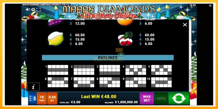 Máquina de jogos Maaax Diamonds Christmas Edition - chance de ganhar dinheiro, foto 7