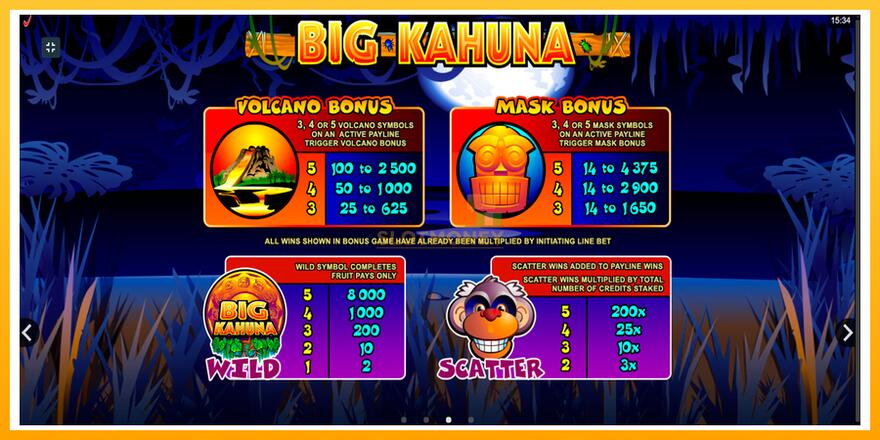 Máquina de jogos Big Kahuna - chance de ganhar dinheiro, foto 6