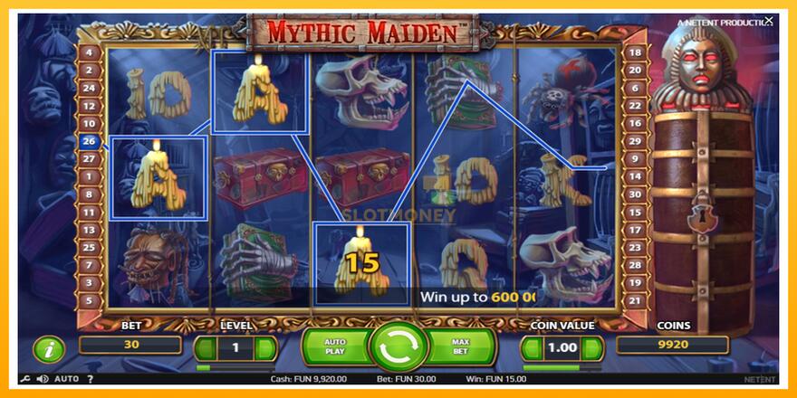 Máquina de jogos Mythic Maiden - chance de ganhar dinheiro, foto 3