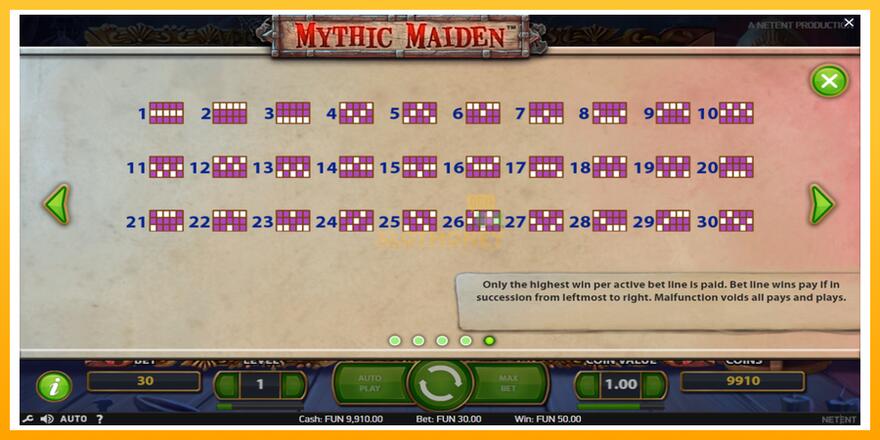 Máquina de jogos Mythic Maiden - chance de ganhar dinheiro, foto 7