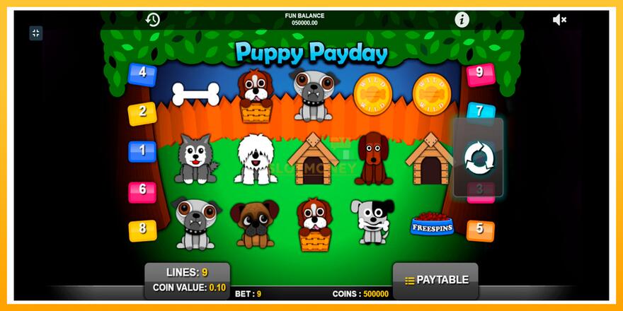 Máquina de jogos Puppy Payday - chance de ganhar dinheiro, foto 1