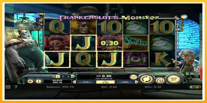 Máquina de jogos Frankenslots Monster - chance de ganhar dinheiro, foto 2