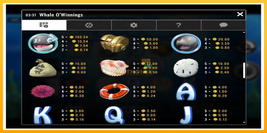 Máquina de jogos Whale O’Winnings - chance de ganhar dinheiro, foto 4