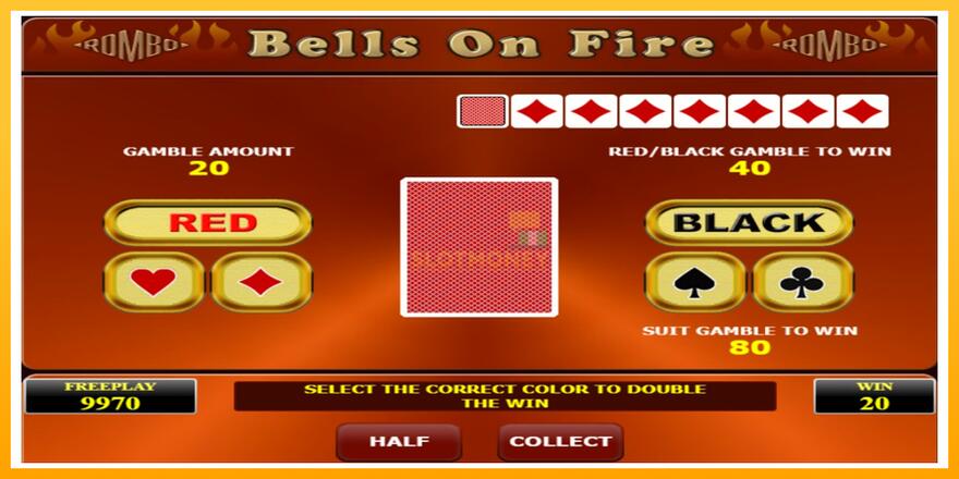 Máquina de jogos Bells on Fire Rombo - chance de ganhar dinheiro, foto 3