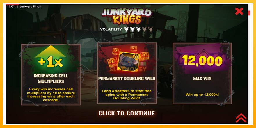 Máquina de jogos Junkyard Kings - chance de ganhar dinheiro, foto 1