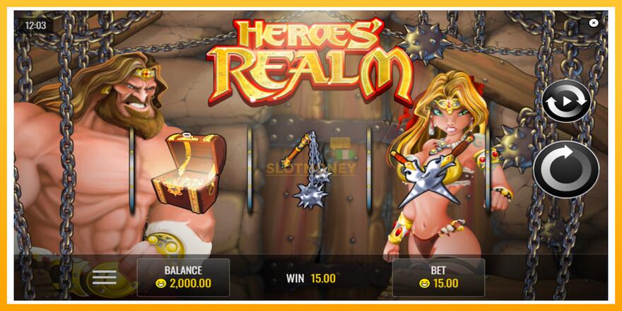 Máquina de jogos Heroes Realm - chance de ganhar dinheiro, foto 3