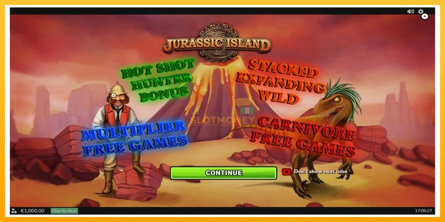 Máquina de jogos Jurassic Island - chance de ganhar dinheiro, foto 1