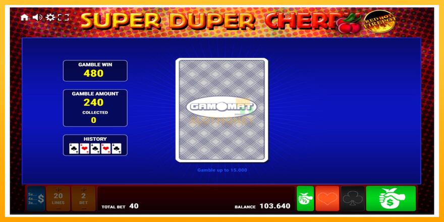 Máquina de jogos Super Duper Cherry Red Hot Firepot - chance de ganhar dinheiro, foto 4