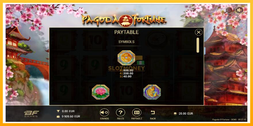 Máquina de jogos Pagoda of Fortune - chance de ganhar dinheiro, foto 5