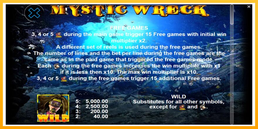 Máquina de jogos Mystic Wreck - chance de ganhar dinheiro, foto 6