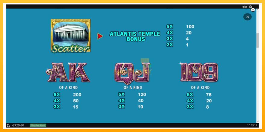 Máquina de jogos Atlantis Queen - chance de ganhar dinheiro, foto 6