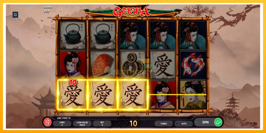 Máquina de jogos Geisha - chance de ganhar dinheiro, foto 3