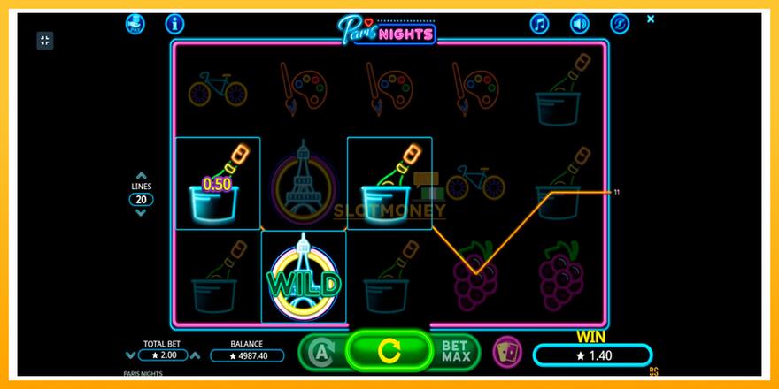 Máquina de jogos Paris Nights - chance de ganhar dinheiro, foto 3