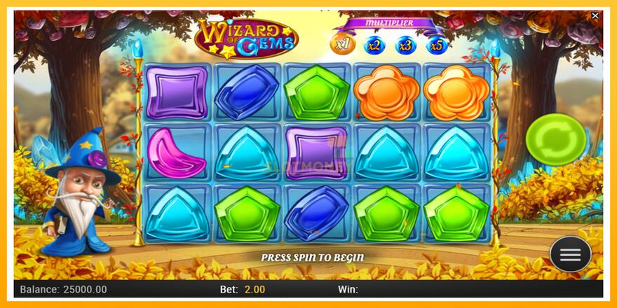 Máquina de jogos Wizard of Gems - chance de ganhar dinheiro, foto 1