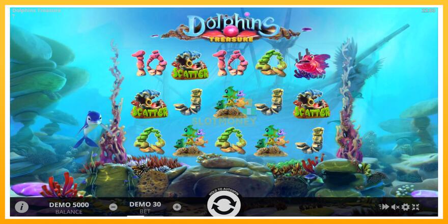 Máquina de jogos Dolphins Treasure - chance de ganhar dinheiro, foto 1