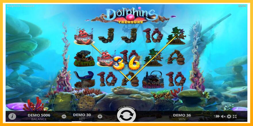 Máquina de jogos Dolphins Treasure - chance de ganhar dinheiro, foto 2