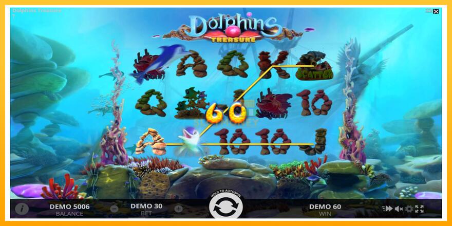 Máquina de jogos Dolphins Treasure - chance de ganhar dinheiro, foto 4