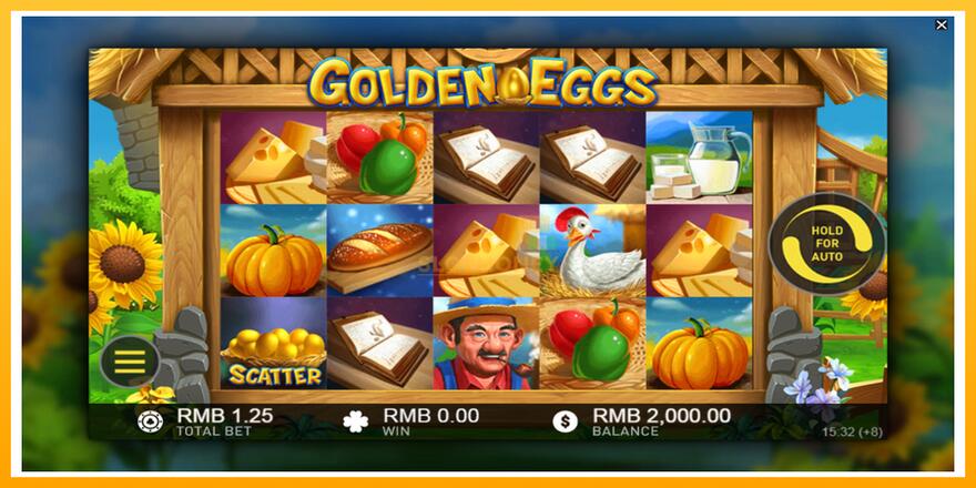 Máquina de jogos Golden Eggs - chance de ganhar dinheiro, foto 2