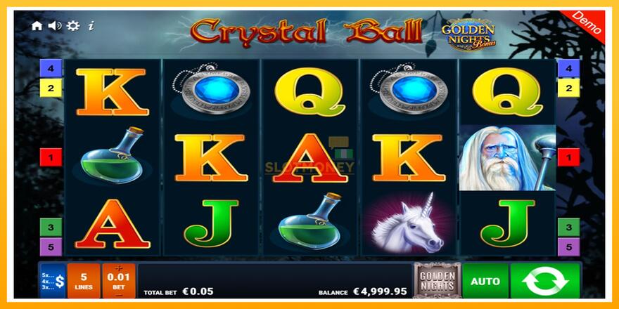 Máquina de jogos Crystal Ball Golden Nights - chance de ganhar dinheiro, foto 1