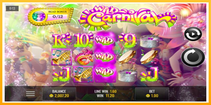 Máquina de jogos Wild Carnival - chance de ganhar dinheiro, foto 2