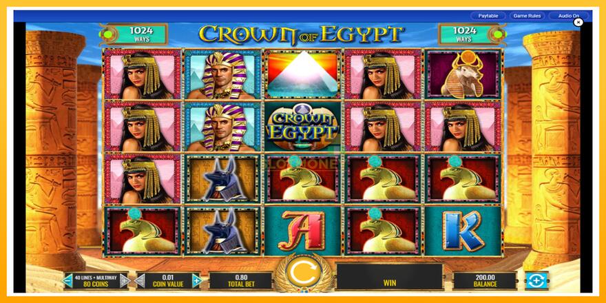 Máquina de jogos Crown of Egypt - chance de ganhar dinheiro, foto 1