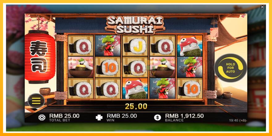 Máquina de jogos Samurai Sushi - chance de ganhar dinheiro, foto 4