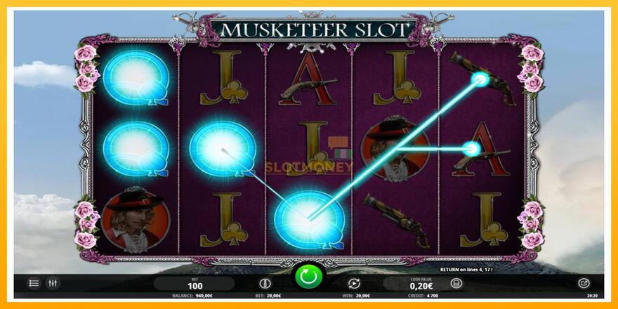 Máquina de jogos Musketeer Slot - chance de ganhar dinheiro, foto 3