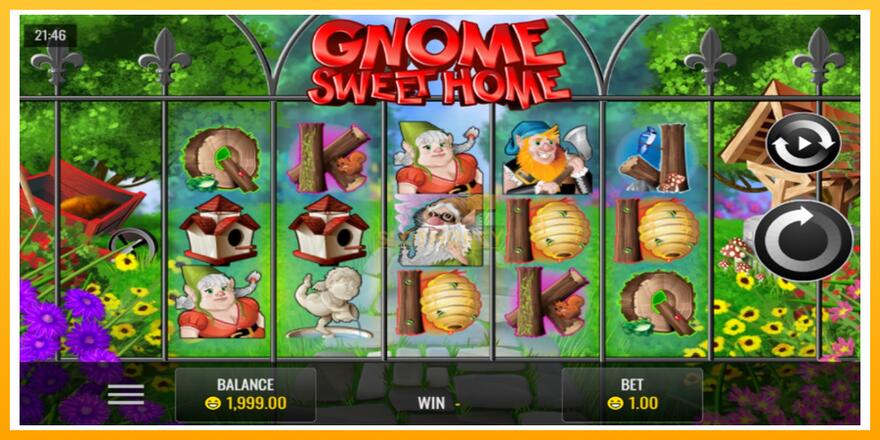 Máquina de jogos Gnome Sweet Home - chance de ganhar dinheiro, foto 1