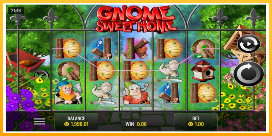 Máquina de jogos Gnome Sweet Home - chance de ganhar dinheiro, foto 2