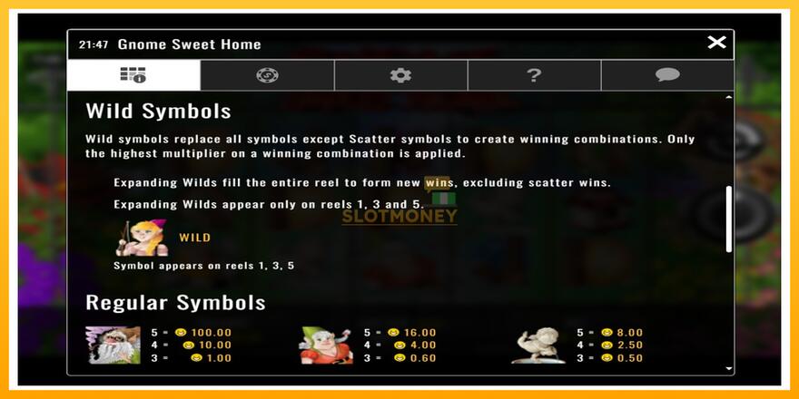 Máquina de jogos Gnome Sweet Home - chance de ganhar dinheiro, foto 4
