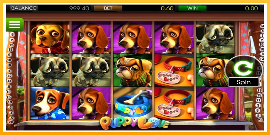 Máquina de jogos Puppy Love - chance de ganhar dinheiro, foto 1