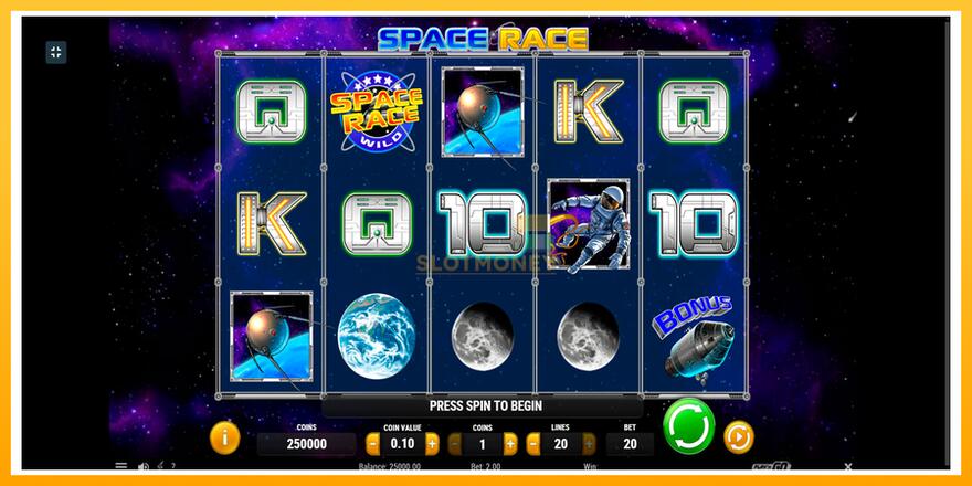 Máquina de jogos Space Race - chance de ganhar dinheiro, foto 1