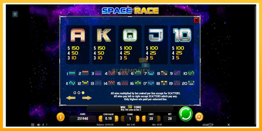 Máquina de jogos Space Race - chance de ganhar dinheiro, foto 7