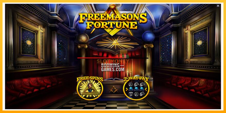 Máquina de jogos Freemasons Fortune - chance de ganhar dinheiro, foto 1