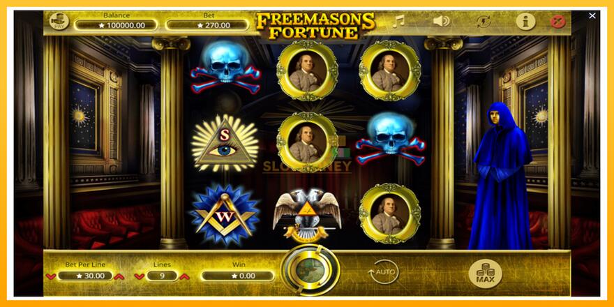 Máquina de jogos Freemasons Fortune - chance de ganhar dinheiro, foto 2