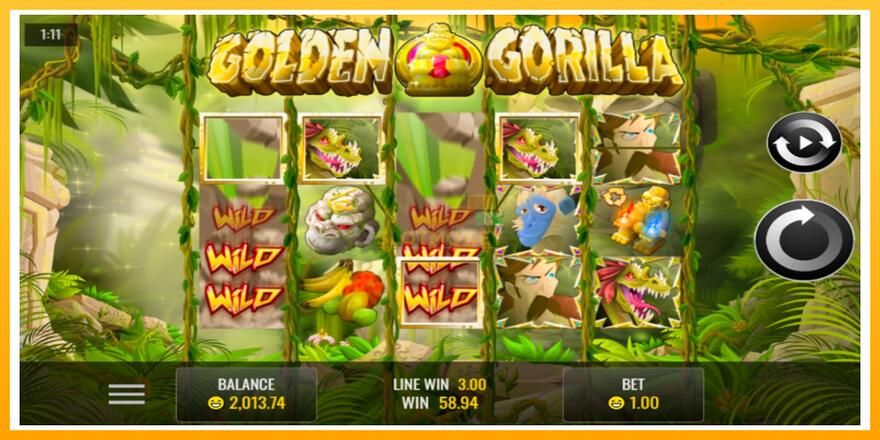 Máquina de jogos Golden Gorilla - chance de ganhar dinheiro, foto 2